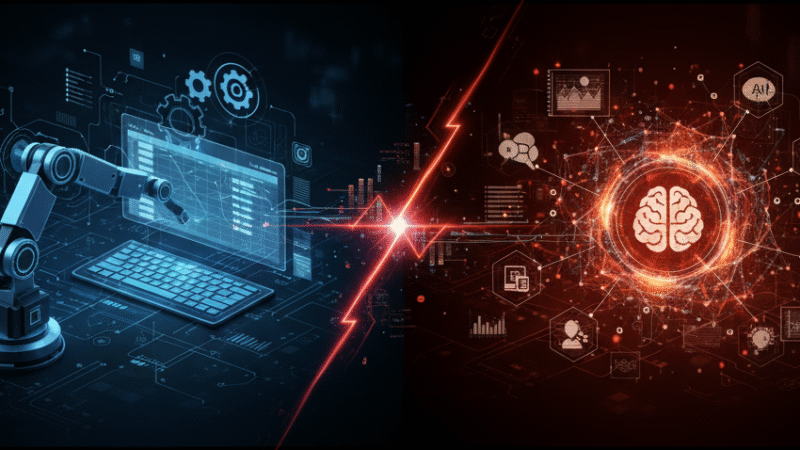 RPA vs Intelligent Automation