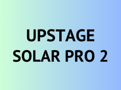 Upstage Solar Pro 2