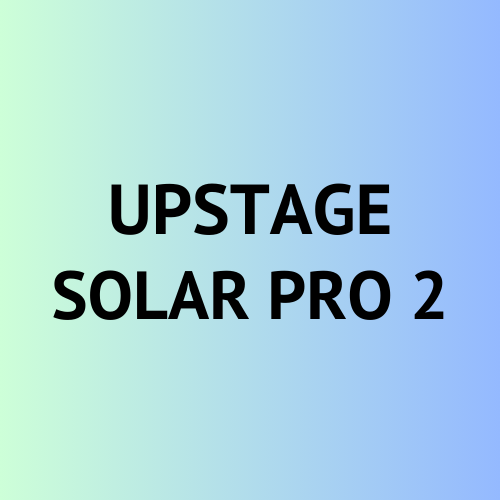 Upstage Solar Pro 2