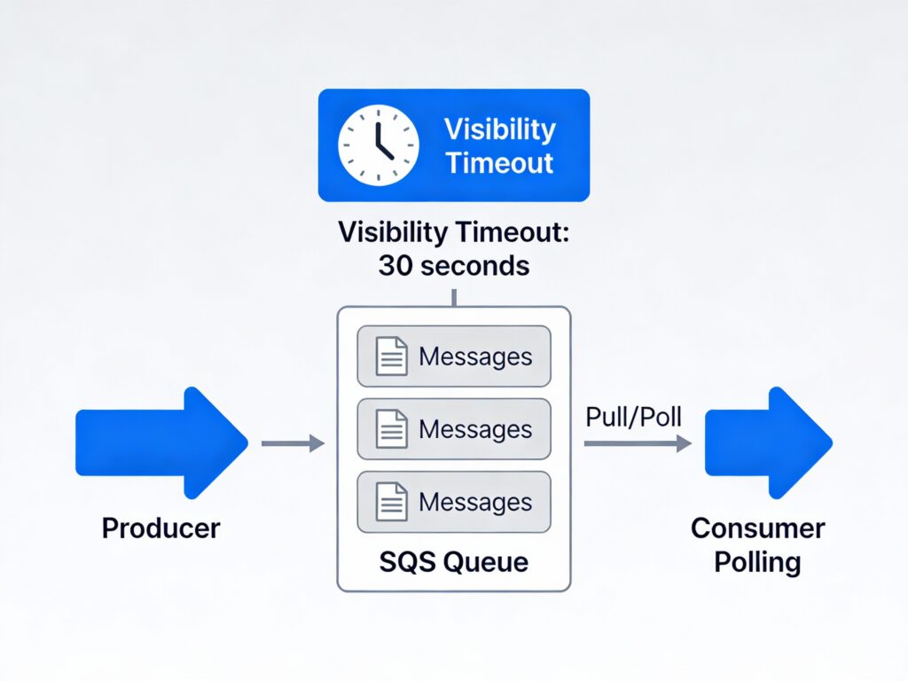 AWS SQS Architecture: Pull-Based Message Queue